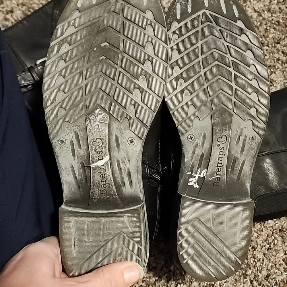 Women's Black Leather Boots
